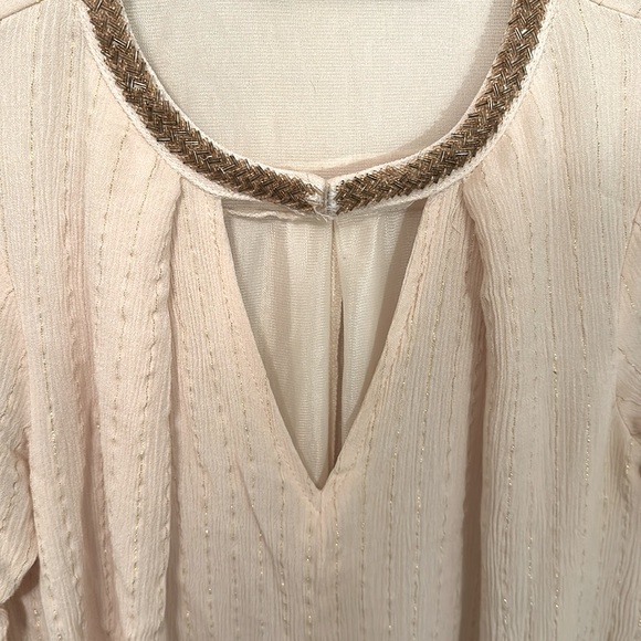 Embellished cream and gold dress - Picture 4 of 6